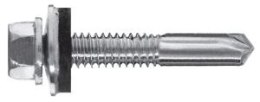 WKRĘT SAMOWIERTNY Z ŁBEM 6-KĄTNYM HWH 5.5*38MM Z EPDM 16MM UN