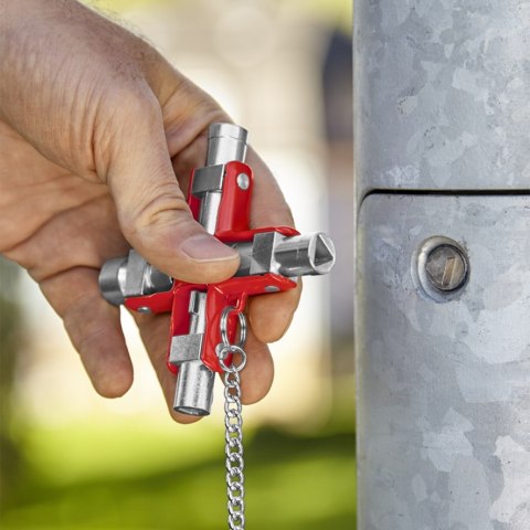 KLUCZ UNIWERSALNY DO WSZYSTKICH STANDARDOWYCH TABLIC ROZDZI. KNIPEX KLUCZ UNIWERSALNY DO WSZYSTKICH STANDARDOWYCH TABLIC ROZDZI. KNIPEX