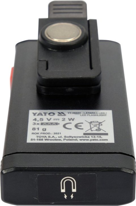 LATARKA ROBOCZA 200LM, 3XAAA YATO LATARKA ROBOCZA 200LM, 3XAAA YATO