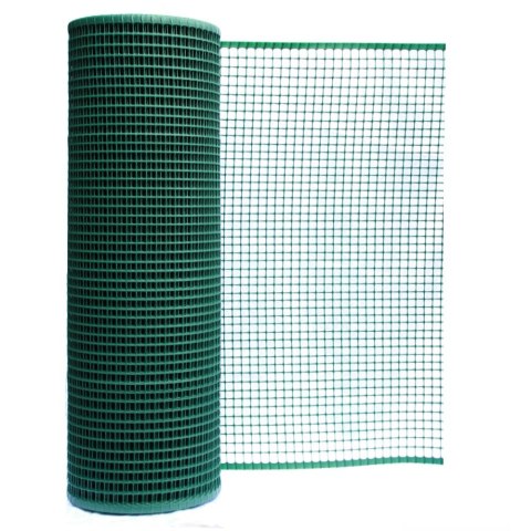 SIATKA PVC KWADRA 10 OCZKO 10MM 0.5M*50MB ZIELONA UN SIATKA PVC KWADRA 10 OCZKO 10MM 0.5M*50MB ZIELONA UN