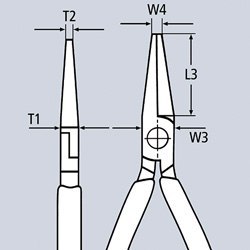 SZCZYPCE TNĄCE PÓŁOKRĄGŁE IZOLOWANE 200MM KNIPEX SZCZYPCE TNĄCE PÓŁOKRĄGŁE IZOLOWANE 200MM KNIPEX