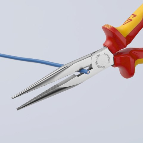 SZCZYPCE TNĄCE PÓŁOKRĄGŁE IZOLOWANE 200MM KNIPEX SZCZYPCE TNĄCE PÓŁOKRĄGŁE IZOLOWANE 200MM KNIPEX