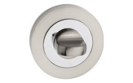 SZYLD NAKRĘCANY OKRĄGŁY WC NIKIEL-CHROM UN