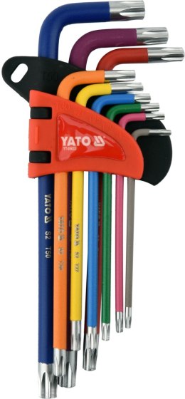 ZESTAW KLUCZY TORX TR T10-T50, 9 SZTUK YATO