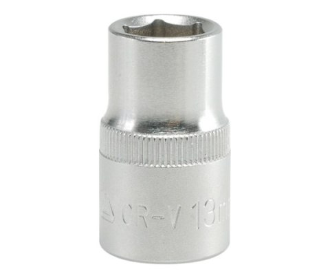NASADKA KRÓTKA 6-KĄTNA CHROMOWANA 1/2'' 13MM NASADKA KRÓTKA 6-KĄTNA CHROMOWANA 1/2'' 13MM