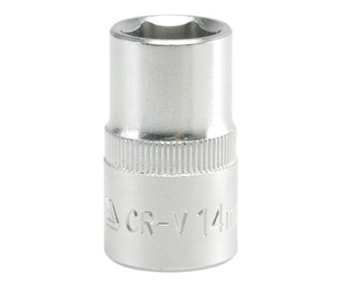 NASADKA KRÓTKA 6-KĄTNA CHROMOWANA 1/2'' 14MM NASADKA KRÓTKA 6-KĄTNA CHROMOWANA 1/2'' 14MM