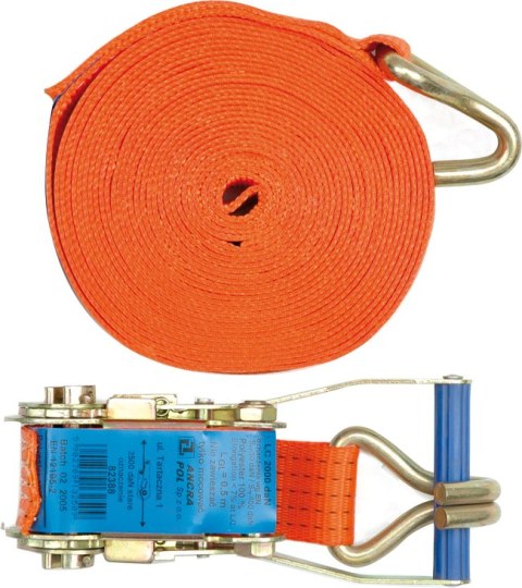 PASY DO BAGAŻU 2 CZĘŚCI 5T/50MM*8M PASY DO BAGAŻU 2 CZĘŚCI 5T/50MM*8M