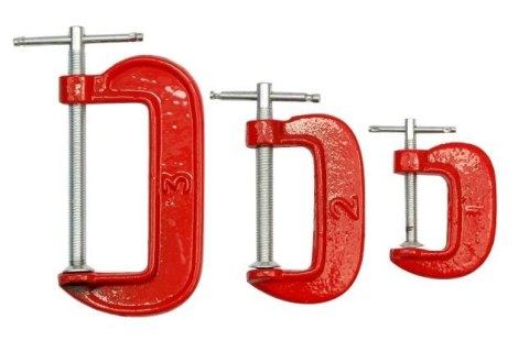 ŚCISKI MODELARSKIE TYP 'C' 25,50,75MM ŚCISKI MODELARSKIE TYP 'C' 25,50,75MM