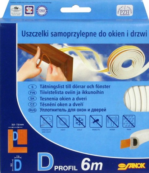 USZCZELKA GUMOWA 6M E BIAŁA USZCZELKA GUMOWA 6M E BIAŁA