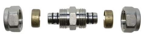 DWUZŁĄCZKA PEX/PEX 16*16*2 WKŁADKA ALUMINIOWA UN DWUZŁĄCZKA PEX/PEX 16*16*2 WKŁADKA ALUMINIOWA UN