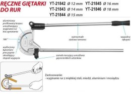 GIĘTARKA DO RUR 12MM YATO
