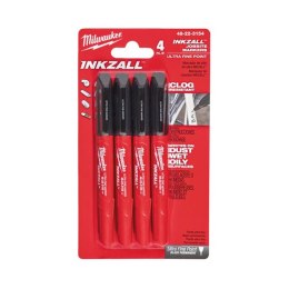 MARKER CIENKI INKZALL 4 SZT. MILWAUKEE