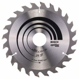 PIŁA TARCZOWA-H OPTILINE WOOD 165*2.6*30/20Z24 BOSCH