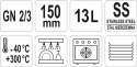 POJEMNIK GASTRONOMICZNY GN 2/3 150MM YATO GASTRO