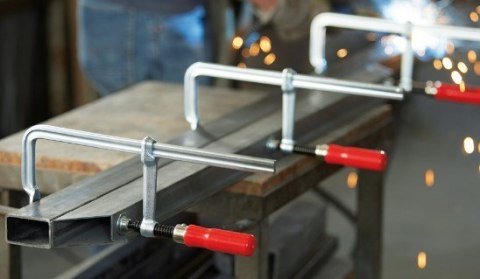 ŚCISK ŚRUBOWY ŚLUSARSKI STALOWY GS 100/50MM BESSEY ŚCISK ŚRUBOWY ŚLUSARSKI STALOWY GS 100/50MM BESSEY