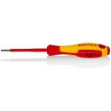WKRĘTAK PŁASKI Z IZOLACJĄ 1000V 75MM 2.5 MM KNIPEX
