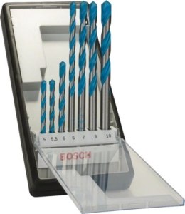 ZESTAW WIERTEŁ CYL-9 FI 5, 5.5, 6, 6, 7, 8,10 7SZT. BOSCH