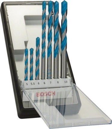 ZESTAW WIERTEŁ CYL-9 FI 5, 5.5, 6, 6, 7, 8,10 7SZT. BOSCH ZESTAW WIERTEŁ CYL-9 FI 5, 5.5, 6, 6, 7, 8,10 7SZT. BOSCH