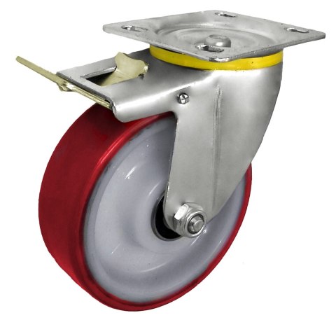 KOŁO TWORZYWO+POLIURETAN 125MM OBUDOWA SKRĘTNA+HAM. 25MBCNH UN KOŁO TWORZYWO+POLIURETAN 125MM OBUDOWA SKRĘTNA+HAM. 25MBCNH UN