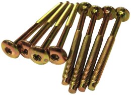 WKRĘT MEBLOWY OCYNKOWANY ŁEB PŁASKI 8*25MM UN