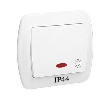 AKORD PRZYCISK ŚWIATŁO P/T IP44 Z PODŚWIETLENIEM BIAŁY SIMON AKORD PRZYCISK ŚWIATŁO P/T IP44 Z PODŚWIETLENIEM BIAŁY SIMON
