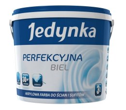 JEDYNKA FARBA AKRYLOWA PERFEKCYJNA BIEL 3L JEDYNKA