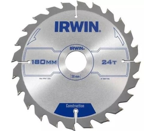 PIŁA SPIEKOWA DO DREWNA 180*30MM/24T IRWIN PIŁA SPIEKOWA DO DREWNA 180*30MM/24T IRWIN