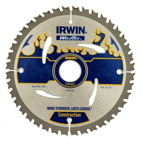 PIŁA SPIEKOWA MPP IR WT 184*30/20MM/40T AR30 IRWIN PIŁA SPIEKOWA MPP IR WT 184*30/20MM/40T AR30 IRWIN