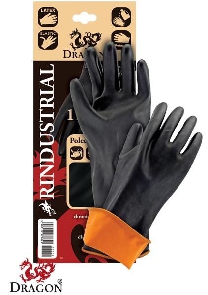 RĘKAWICE GUMOWE RINDUSTRIAL ROZMIAR 11 DŁUGOŚĆ 45CM UN