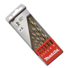 ZESTAW WIERTEŁ KOBALTOWYCH HSS-CO DO METALU 2/3/4/5/6/8 MAKITA