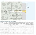 DYBEL UNIWERSALNY ŁEB Z NACIĘCIEM KRZYŻOWYM GXK 8/45MM ARVEX