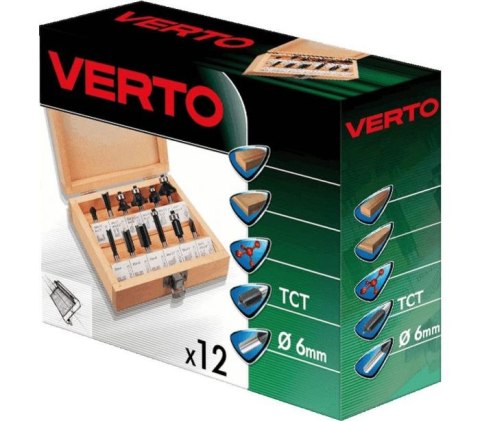 FREZY WIDIOWE, TRZPIEŃ 6MM, ZESTAW 12SZT. VERTO FREZY WIDIOWE, TRZPIEŃ 6MM, ZESTAW 12SZT. VERTO