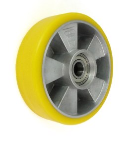 KOŁO ALUMINIUM-POLIURETAN 160MM BEZ OBUDOWY PALECIAK A40PP UN
