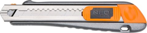 NÓŻ, NOŻYK Z OSTRZEM ŁAMANYM 18 MM METALOWY KORPUS NEO NÓŻ, NOŻYK Z OSTRZEM ŁAMANYM 18 MM METALOWY KORPUS NEO