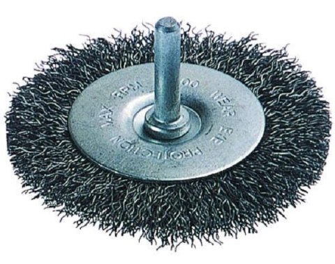 SZCZOTKA TARCZOWA 100MM/20MM WOLFCRAFT DRUT FALISTY WOLFCRAFT SZCZOTKA TARCZOWA 100MM/20MM WOLFCRAFT DRUT FALISTY WOLFCRAFT