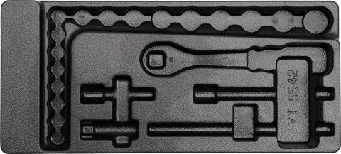 WKŁAD DO SZUFLADY ZESTAW KLUCZY NASADOWYCH 3/8'' PUSTY YATO WKŁAD DO SZUFLADY ZESTAW KLUCZY NASADOWYCH 3/8'' PUSTY YATO