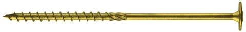 WKRĘT DO DREWNA Z KOŁNIERZEM NA TORX OCYNK ŻÓŁTY 6*100MM T30 UN WKRĘT DO DREWNA Z KOŁNIERZEM NA TORX OCYNK ŻÓŁTY 6*100MM T30 UN