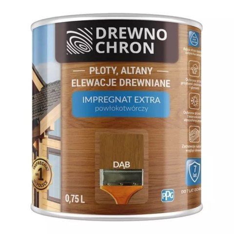 DREWNOCHRON IMPREGNAT POWŁOKOTWÓRCZY DĄB 4.5L DREWNOCHRON DREWNOCHRON IMPREGNAT POWŁOKOTWÓRCZY DĄB 4.5L DREWNOCHRON