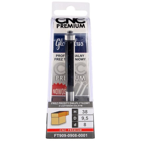 FREZ TRZPIENIOWY CNC PREMIUM PROSTY DWUPŁYTKOWY 12.7*50.8*12 GLOBUS FREZ TRZPIENIOWY CNC PREMIUM PROSTY DWUPŁYTKOWY 12.7*50.8*12 GLOBUS