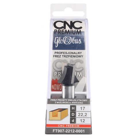 FREZ TRZPIENIOWY CNC PREMIUM PROSTY DWUPŁYTKOWY 22*17*12 GLOBUS FREZ TRZPIENIOWY CNC PREMIUM PROSTY DWUPŁYTKOWY 22*17*12 GLOBUS