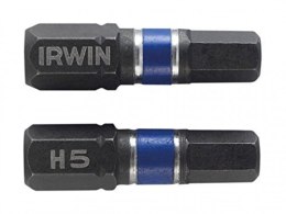 GROT UDAROWY JEDNOSTRONNY, BIT, KOŃCÓWKA 25MM 2 SZT. HEX5 IRWIN