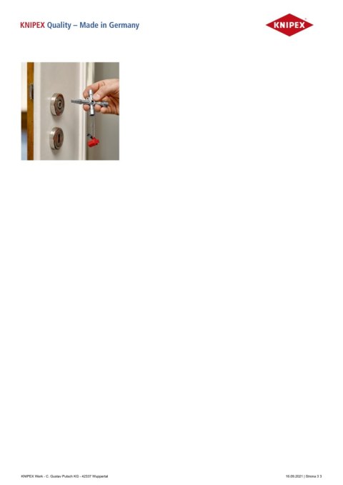 KLUCZE WIELOFUNKCYJNE DO SZAF STEROWNICZYCH TWINKEY KNIPEX KLUCZE WIELOFUNKCYJNE DO SZAF STEROWNICZYCH TWINKEY KNIPEX