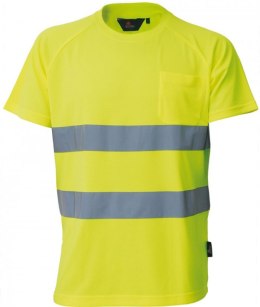 KOSZULKA T-SHIRT OSTRZEGAWCZY ŻÓŁTY S VIZWELL