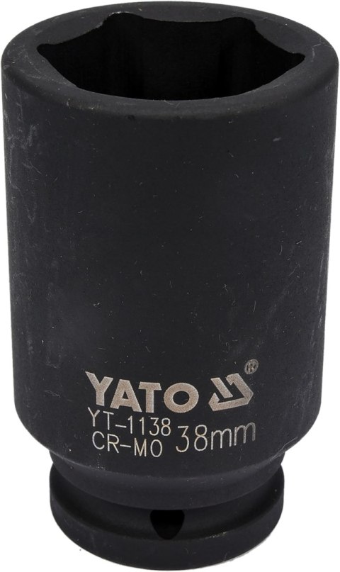 NASADKA DŁUGA UDAROWA 6-KĄTNA 3/4'' 38MM YATO NASADKA DŁUGA UDAROWA 6-KĄTNA 3/4'' 38MM YATO