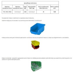 POJEMNIK ECOBOX NIEBIESKI MAŁY UN