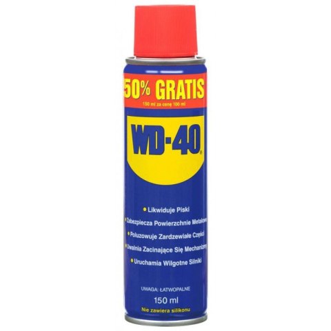 PREPARAT WIELOFUNKCYJNY WD-40 100ML +50% GRATIS WD-40 PREPARAT WIELOFUNKCYJNY WD-40 100ML +50% GRATIS WD-40