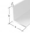 PROFIL KĄTOWY PVC BIAŁY 1000X15X15X1,2 UN