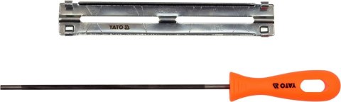 PROWADNIK Z PILNIKIEM DO OSTRZENIA ŁAŃCUCHÓW 4.0MM YATO PROWADNIK Z PILNIKIEM DO OSTRZENIA ŁAŃCUCHÓW 4.0MM YATO