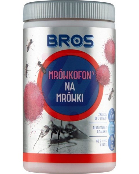 ŚRODEK NA MRÓWKI - MRÓWKOFON 60G + 20% GRATIS. BROS ŚRODEK NA MRÓWKI - MRÓWKOFON 60G + 20% GRATIS. BROS