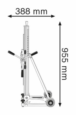 STATYW GCR 350 DO WIERTNICY GBD 350WE BOSCH